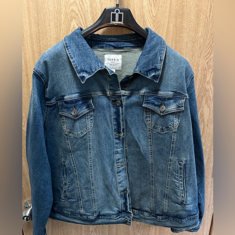 Torrid Denim Jacket First At Fit size 3